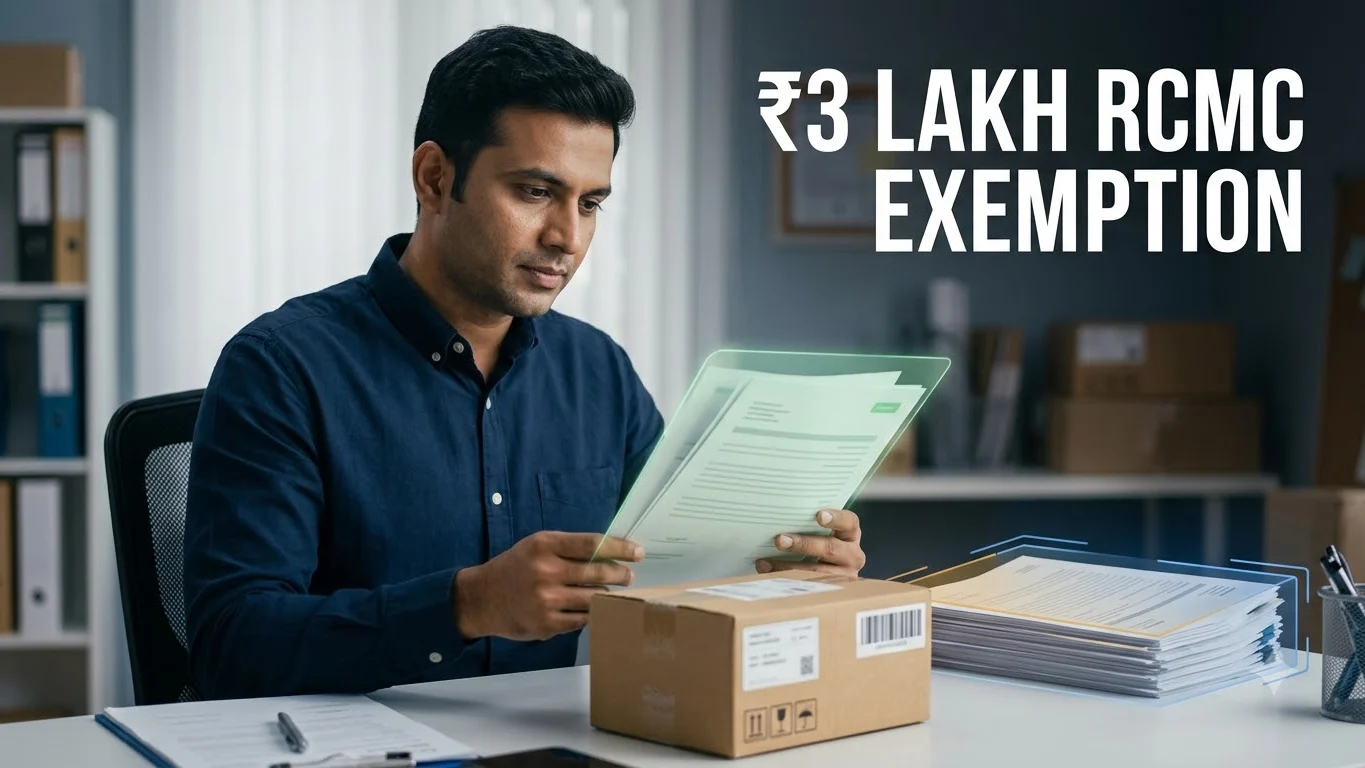 Indian small exporter checking RCMC and IEC requirements for a low-value shipment