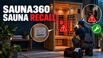 Sauna360 Infrared Sauna Recall: Check Models and Stop Use