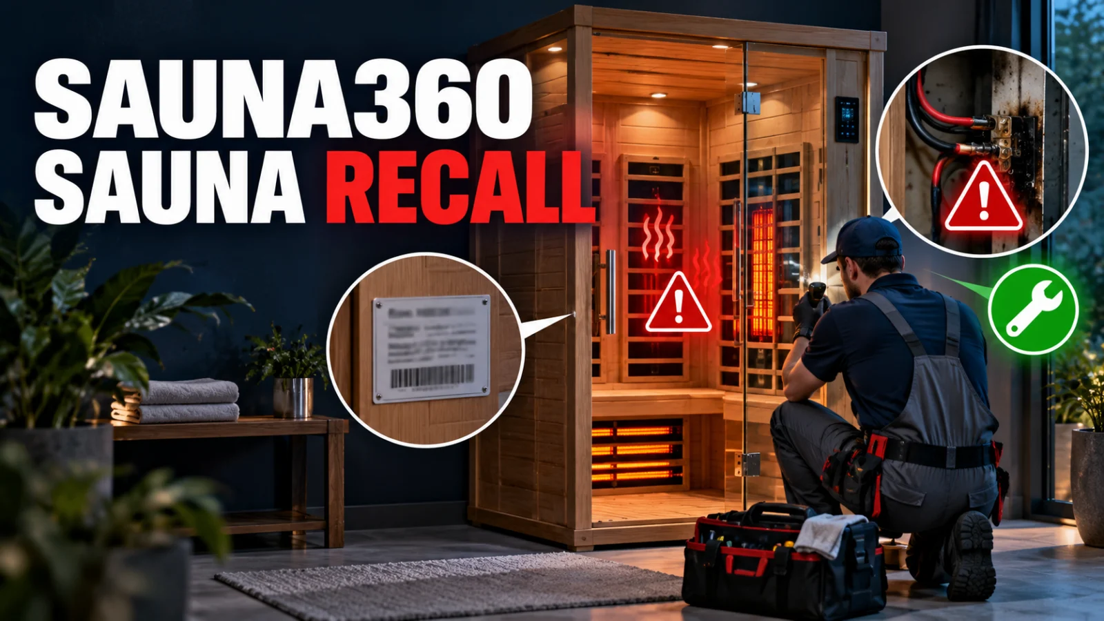 Sauna360 Infrared Sauna Recall: Check Models and Stop Use