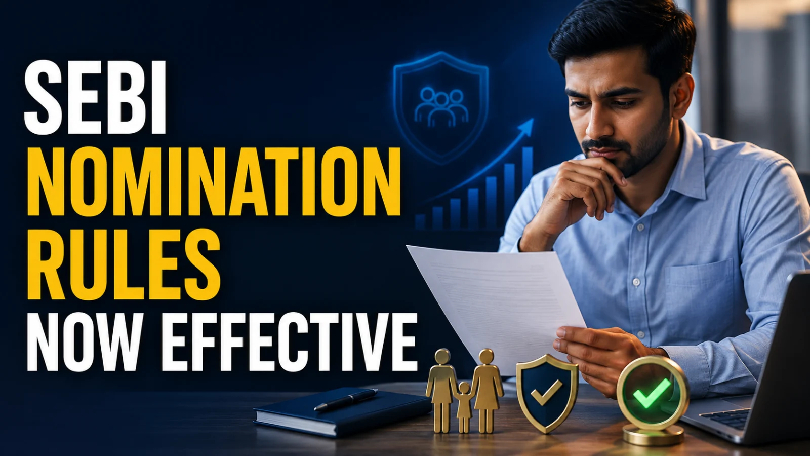 Indian investor reviewing demat and mutual fund nomination rules effective September 1