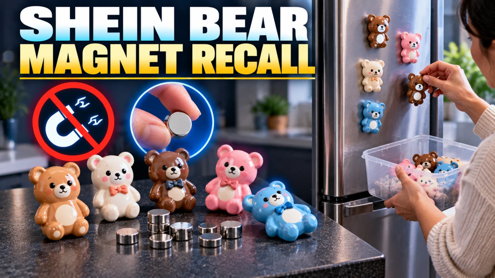 SHEIN Bear Magnet Recall: Check the SKU and Get a Refund
