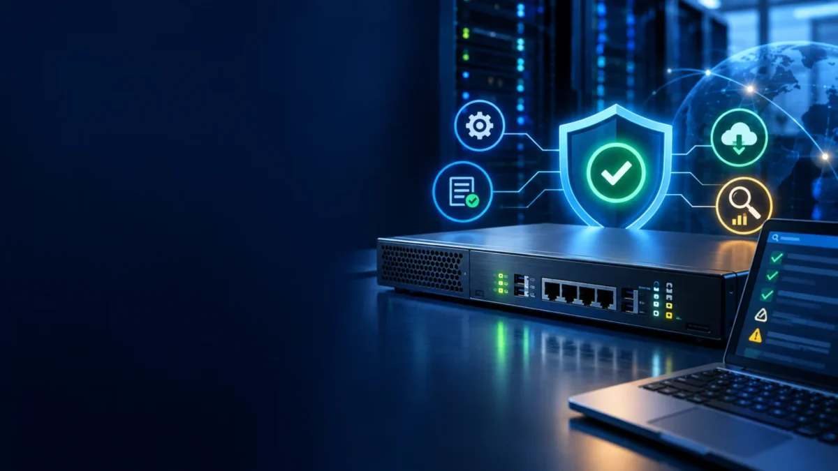 Enterprise remote access appliance with defensive build, patch and compromise verification indicators