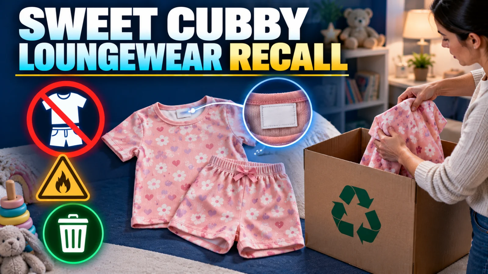 Sweet Cubby Children’s Loungewear Recall: Check Batch 272779 and Get a Refund