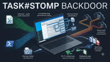 TASK#STOMP PowerShell Backdoor: What It Steals and How It Persists