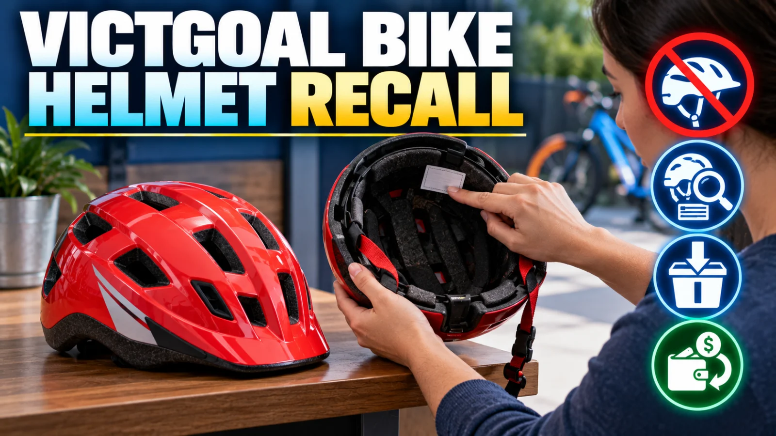 Victgoal Bike Helmet Recall: Check HT-006, Lot 2025A1101 Before Use