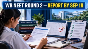 WB NEET UG Round 2 Reporting Extended to September 19: Round 3 Dates Out