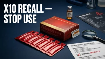 X10 Natural Enhancement Recall: FDA Says Stop Use Over Hidden Sildenafil and Tadalafil