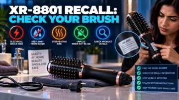 XR-8801 Hair Dryer Brush Recall: Check DHASUWT or Wantefully and Get a Refund